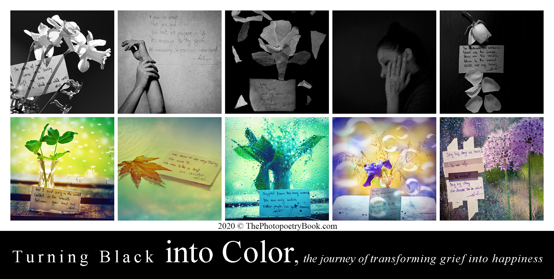 Turning Black into Color - turning grief into happiness