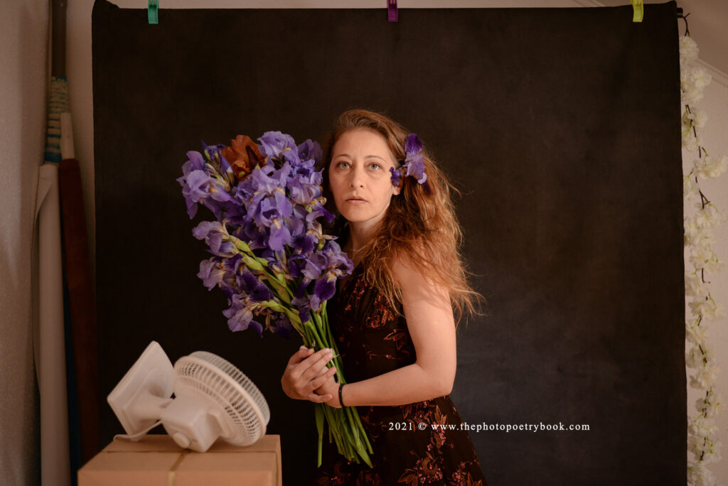 Daciana Lipai Behind the Scenes with Irises