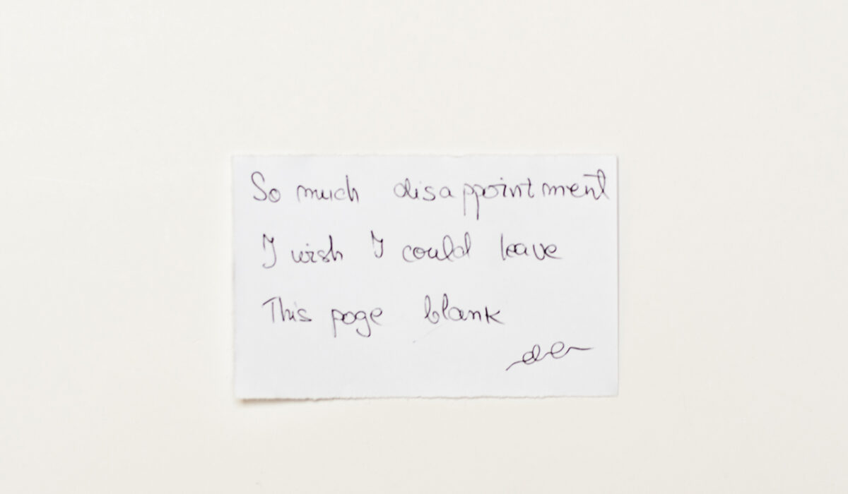 The Photo Poetry Book ~ a year of 366 days of PhotoPoetry ~ Day 89 - Blank