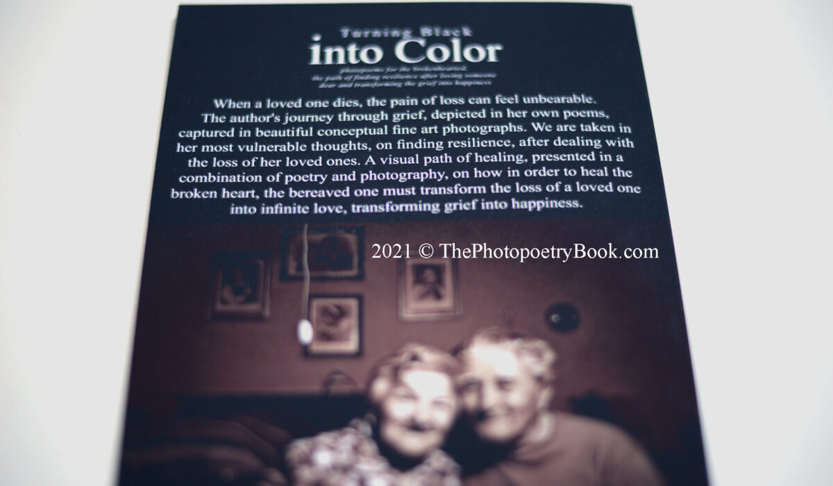 Daciana Lipai Turning Black into Color Book photopoems - Book Blurb